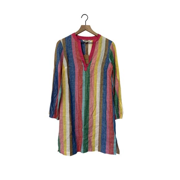 NWT Boden Cleo Linen Tie Waist Dress - Picture 3 of 5